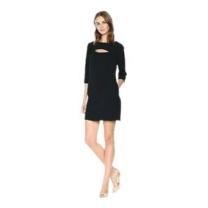 Nwot Trina Turk Marlowe Cutout Crepe Little Black Dress Size 2